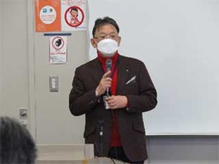 会長挨拶 志水幸会員(北海道医療大学)